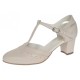 Pantofi dama eleganti decupati din piele naturală Bej Box Gama premium NA50BEJ