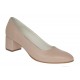 Pantofi eleganti dama din piele naturala Nude Box, toc 5 cm - NA73NUDE