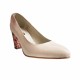Pantofi eleganti dama, alb, imprimeu sarpe, din piele naturala box, toc 6 cm - NA87ALBS