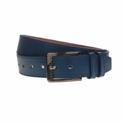 Curea barbati, casual-eleganta, din piele ecologica, latime 3.5 cm, bleumarin - NB005 Curea barbati, casual-eleganta, din piele ecologica, latime 3.5 cm, bleumarin - NB005