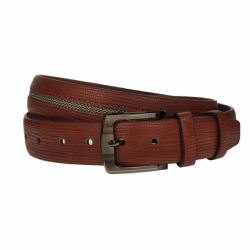 Curea barbati, casual-eleganta, din piele ecologica, latime 3.5 cm, maro - NB016 Curea barbati, casual-eleganta, din piele ecologica, latime 3.5 cm, maro - NB016