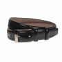 Curea barbati, casual-eleganta, din piele ecologica, latime 3.5 cm, negru - NB018