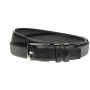 Curea barbati, casual-eleganta, din piele ecologica, latime 3.5 cm, negru - NB032