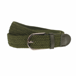 Curea barbati elastica, casual, latime 3.5 cm, verde inchis  - NB035 Curea barbati elastica, casual, latime 3.5 cm, verde inchis  - NB035