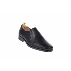 Pantofi barbati eleganti din piele naturala, cu elastic, NIC02ELPR