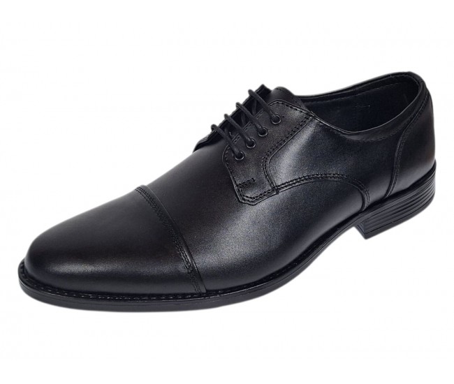 Pantofi barbati eleganti din piele naturala, Negru NIC02NVFS