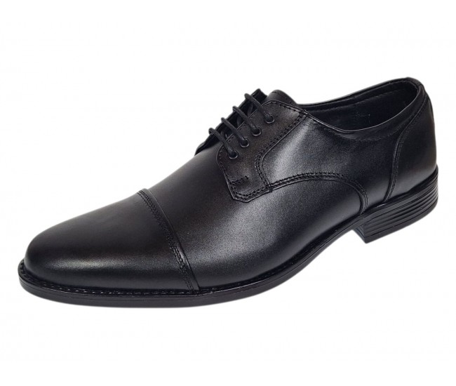 Pantofi barbati eleganti din piele naturala, Negru NIC02NVFS
