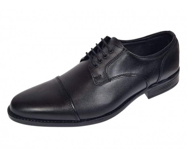 Pantofi barbati eleganti din piele naturala, Negru NIC02NVFS