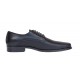 Pantofi barbati eleganti din piele naturala matritata Negru NIK NIC02PRN