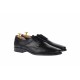 Pantofi barbati eleganti din piele naturala de culoare neagra NIC03NS