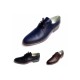 Pantofi barbati casual, eleganti din piele naturala bleumarin inchis, NIC184BLBOX