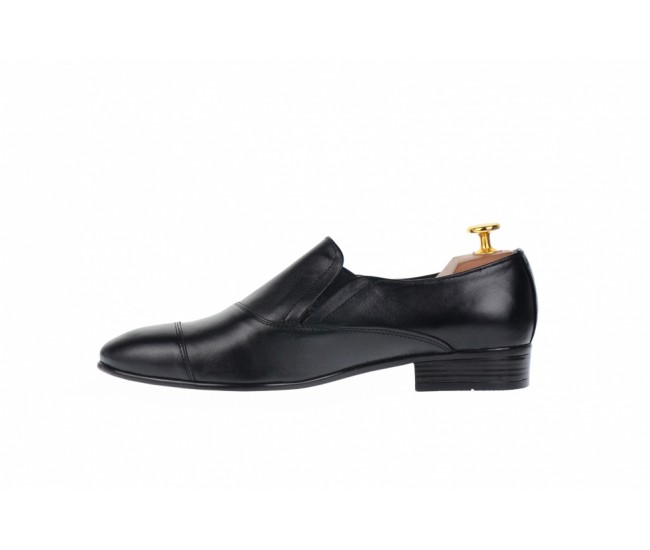 Pantofi barbati cu elastic, eleganti din piele naturala, NIC210EL
