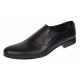 Pantofi barbati eleganti din piele naturala fara siret Negru - NIC211NEL