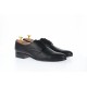 Pantofi barbati office, eleganti din piele naturala de culoare neagra NIC211SIRNP