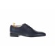 Pantofi barbati eleganti din piele naturala de culoare bleumarin inchis NIC5BLPR