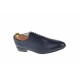Pantofi barbati eleganti din piele naturala de culoare bleumarin inchis NIC5BLPR