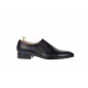 Pantofi barbati cu elastic, eleganti din piele naturala neagra - NIC5EL