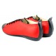 Pantofi dama casual din piele naturala cu varf lacuit - Model Emma Rosu P09RLN