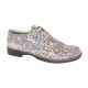 Marimea 35 Pantofi dama casual din piele naturala Mozaic Colorat P102BEJ2