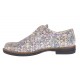 Marimea 35 Pantofi dama casual din piele naturala Mozaic Colorat P102BEJ2