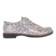 Marimea 35 Pantofi dama casual din piele naturala Mozaic Colorat P102BEJ2