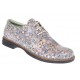 Marimea 35 Pantofi dama casual din piele naturala Mozaic Colorat P102BEJ2
