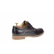 Marimea 35 Pantofi dama casual din piele naturala maro box - P102MBOX