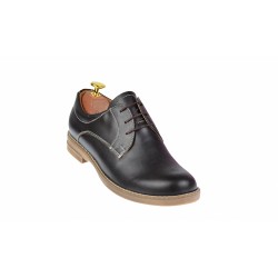 Marimea 35 Pantofi dama casual din piele naturala maro box - P102MBOX