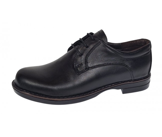 Pantofi dama casual din piele naturala culoare Negru P102N1N