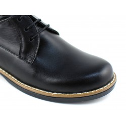 Pantofi dama casual din piele naturala Negru P102NBOX