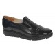 Pantofi dama casual din piele naturala Negru - P103NLAC