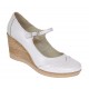 Pantofi dama casual din piele naturala Alb Box - P104ABOX