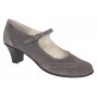 Marimea 37 Pantofi dama eleganti din piele naturala intoarsa Gri P104GRI5VEL