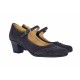 Pantofi dama eleganti din piele naturala intoarsa, gri, toc de  5cm, foarte comozi P104GRIVEL