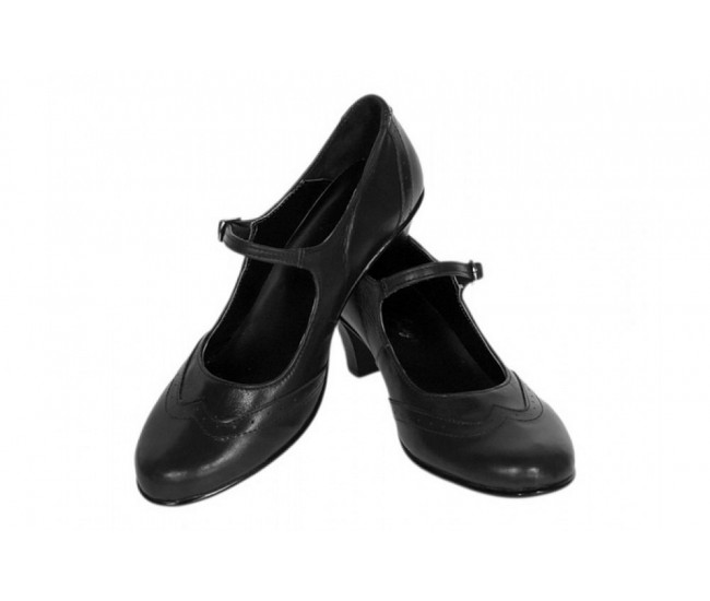 Pantofi dama piele naturala – eleganti, comozi, toc mediu stabil – model premium P104N5BOX