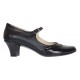 Pantofi dama eleganti din piele naturala cu toc 5cm sau 7cm - P104NLCRT5
