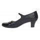 Pantofi dama eleganti din piele naturala cu toc 5cm sau 7cm - P104NLCRT5
