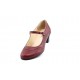 Oferta marimea 40 - Pantofi dama, visinii, eleganti, din piele naturala - LP104VIS
