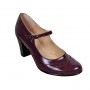Pantofi dama visinii, eleganti, din piele naturala TOC 7cm - P104VIS7