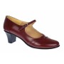 Pantofi dama eleganti din piele naturala cu toc de 5cm - P104VIST5