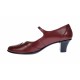 Pantofi dama eleganti din piele naturala cu toc de 5cm - P104VIST5