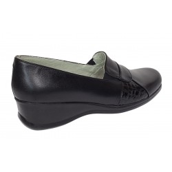 Pantofi dama casual din piele naturala - Model Negru P10NBOXLCR