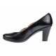 Marimea 37 Pantofi dama din piele naturala, negri eleganti P134233NLAC