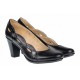 Marimea 37 Pantofi dama din piele naturala, negri eleganti P134233NLAC