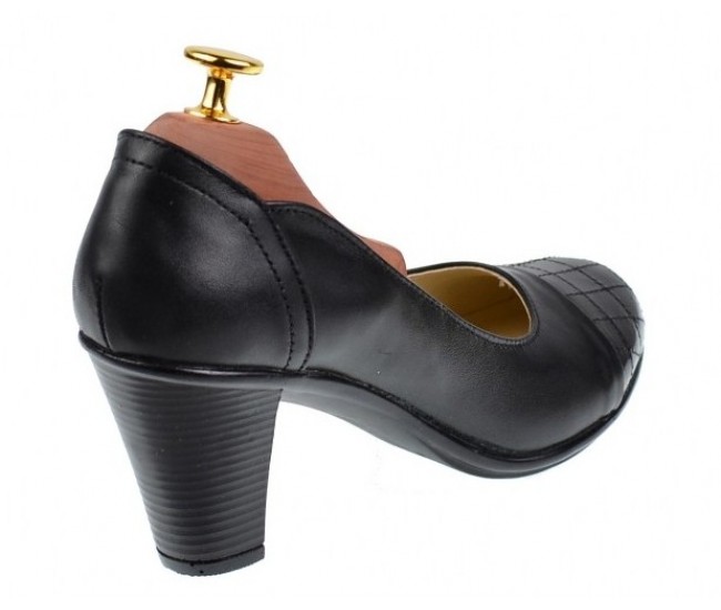 Marimea 38 Pantofi dama eleganti din piele naturala cu varf lacuit, croco, toc 7cm P13423LACN