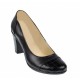 Marimea 38 Pantofi dama eleganti din piele naturala cu varf lacuit, croco, toc 7cm P13423LACN