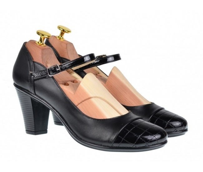 Marimea 39 Pantofi dama din piele naturala P13423NLAC