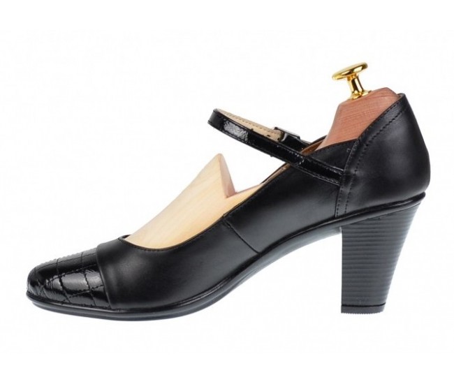 Marimea 39 Pantofi dama din piele naturala P13423NLAC