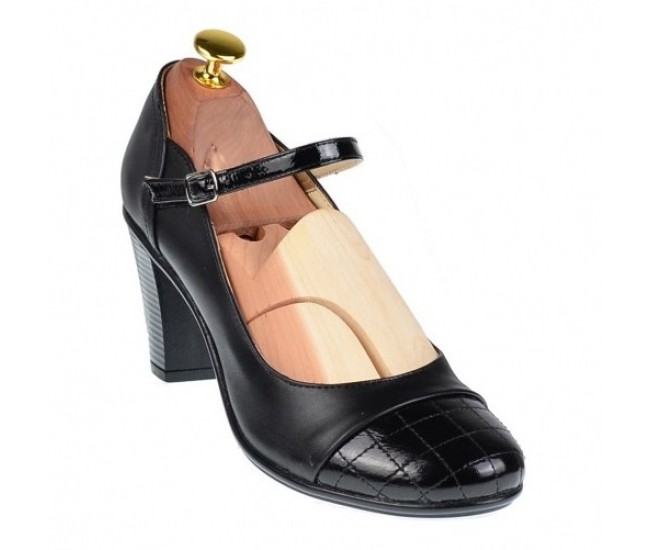 Marimea 39 Pantofi dama din piele naturala P13423NLAC