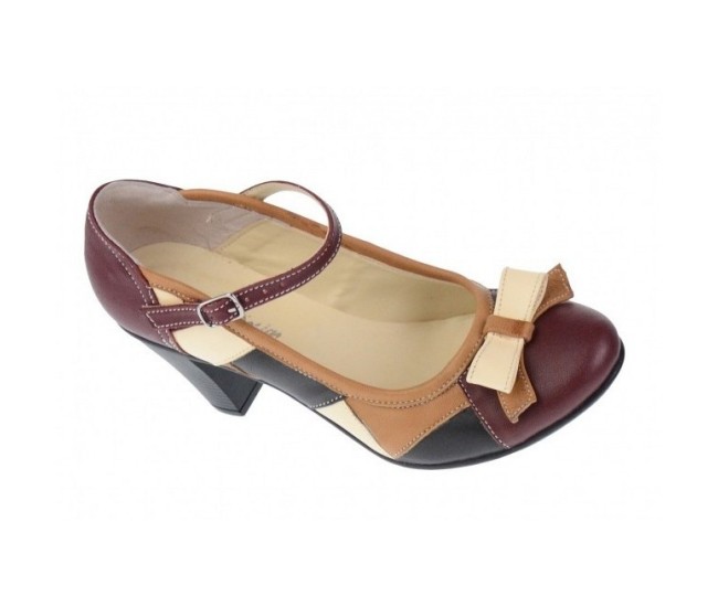 Pantofi dama casual din piele naturala P13423VB Marimea 38
